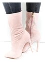 YES SMILE Dámske ružové čižmy CATIN