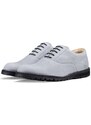Vasky Elegant Grey - Pánske kožené poltopánky sivé, ručná výroba jesenné / zimné topánky