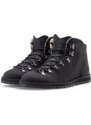 Vasky Highland Black - Pánske kožené členkové turistické boty čierne, ručná výroba jesenné / zimné topánky