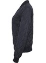 UC Ladies Women's Diamond Duvet Navy Nylon Jacket