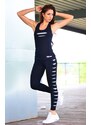 NDN Sport NDN - Výpredaj bavlnené fitness tielko TIGER (sivý vzor)