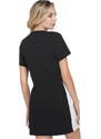 Outlet - GUESS šaty Irina Color-Block T-Shirt Dress čierne, 13828