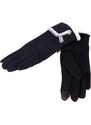 Zimné dámske textilné rukavice Riku ZRD006 šedá, béžová, fialová, čierna