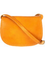 Vera Pelle Kožená crossbody dámska kabelka Enila I Fratelli horčicová žltá