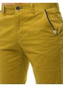 Dstreet Pánske džínsové žlté kraťasy