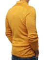 Dstreet Horčicový pánsky sveter