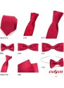 Chlapčenská kravata červená lesklá Avantgard 548-9005