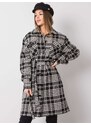 FPrice Dámsky kabát LK EN 508342 2.68 čiernobiely