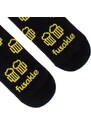Fusakle Členkové ponožky Na zdravie čierne