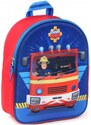 Vadobag Detský / chlapčenský 3D batoh Požiarnik Sam s jeho veľkým hasičským autom