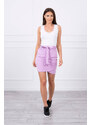 Fashion L&L Zavinovacia sukňa s mašľou - lila