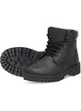 Vasky Farm Low Black - Pánske kožené členkové topánky čierne, ručná výroba jesenné / zimné topánky