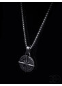 Kompas náhrdelník pre mužov Trimakasi