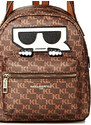 Karl Lagerfeld Paris Amour Small Backpack Brown Khaki
