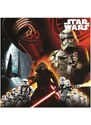 COTTONLAND Obojstranný vankúš Star Wars - Hviezdne vojny - motív The Force Awakens - 40 x 40 cm