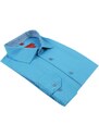Venergi Modrá pánska košeľa 176/182 cm štandard Slim 38