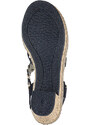 Dámske sandále RIEKER 638C7-00 čierna S3