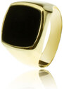 GOLDIE Zlatý prsteň s ónyxom MRG005.GS