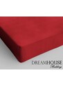 DreamHouse Bavlnené prestieradlo červená 160x200