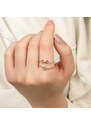Lillian Vassago Jemný zlatý prsteň so zirkónom LLV06-GR037Y