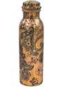 Yogi&Yogini Medená fľaša s kašmírovým vzorom