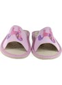 JUST MAZZONI Detské kožené ružové papuče jednorožec KYARA 25-34