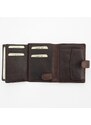 EL FORREST Luxusná hnedá pánska peňaženka (GPPN238)