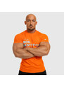 Pánske fitness tričko Iron Aesthetics Be Stronger, oranžové