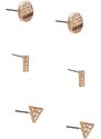 Outlet - GUESS náušnice Geometric Stud Earrings Set, 12057