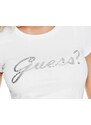 Outlet - GUESS tričko Brush Script Logo R3 Tee Shirt biele, 13835