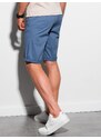 Ombre Clothing Pánske chino šortky - modré V13 W243