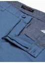 Ombre Clothing Pánske chino šortky - modré V13 W243