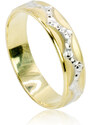 GOLDIE Zlatý prsteň Poe LRG604.R
