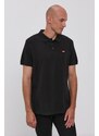 Polo tričko Levi's 35883.0007-Blacks, pánske, čierna farba, jednofarebné