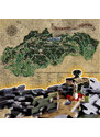 Giftio Puzzle mapa Slovenska, 1500 dielikov