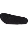 Vasky Sany Dark - Pánske kožené sandále čierne, ručná výroba