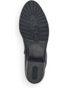 RIEKER Dámska členková obuv REMONTE D6886-01 čierna W3