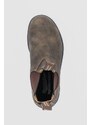 Kožené topánky Chelsea Blundstone 585 dámske, hnedá farba, na plochom podpätku