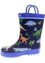 JOHN-C Detské modré gumáky DINO 21-27