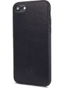 Vasky obal / kryt na iPhone - kožený, čierny