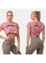 NEBBIA - Voľný Crop Top Fit and Sporty 583 (old rose)
