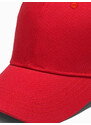 Ombre Clothing Pánska šiltovka - červená H086