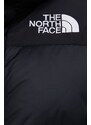 Páperová bunda The North Face HMLYN DOWN pánska, čierna farba, zimná, NF0A4QYXJK31