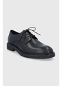 Kožené poltopánky Vagabond Shoemakers pánske, čierna farba