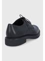 Kožené poltopánky Vagabond Shoemakers pánske, čierna farba
