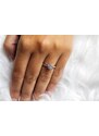 OLIVIE Zásnubný strieborný prsteň PARIS 5080