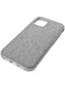 Puzdro na mobil iPhone 12 Pro Max High Swarovski šedá farba