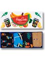 Dárkový box veselých ponožek Happy Socks XHEL09-0200 multicolor-40
