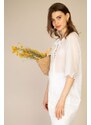 CHOKLATE PARIS Choklate Biele tunikové šaty