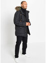 bonprix Zimná bunda parka s kapucňou, farba čierna
